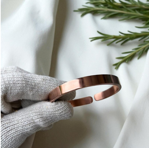 Bold Copper Cuff Bracelet for Men – Thick, Heavyweight Design