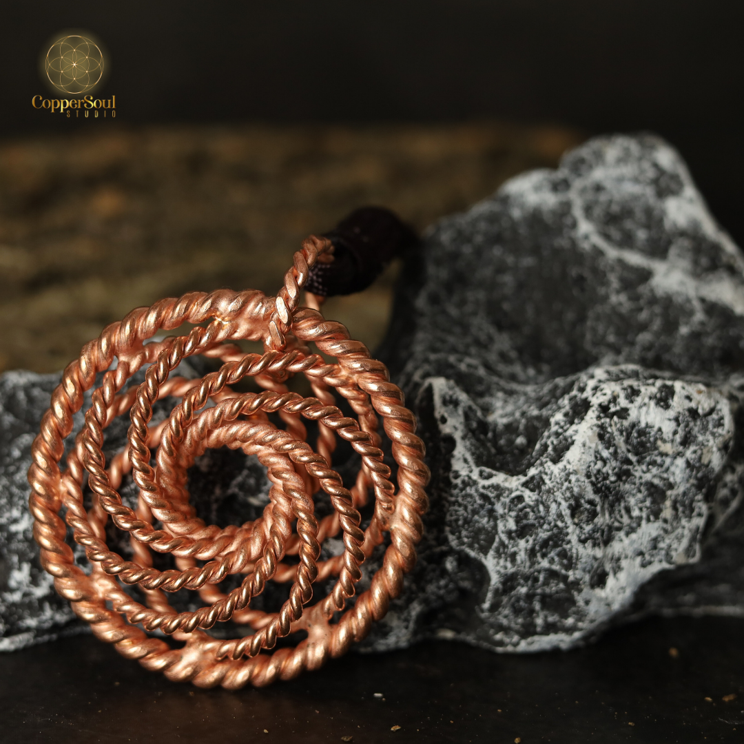 Tensor Spiral Pendant – EMF Protection & Energy Balance