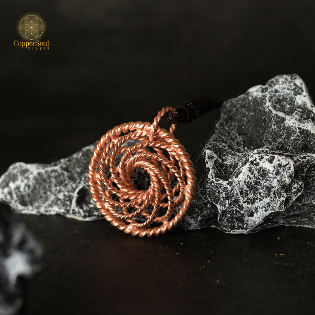 Tensor Spiral Pendant – EMF Protection & Energy Balance