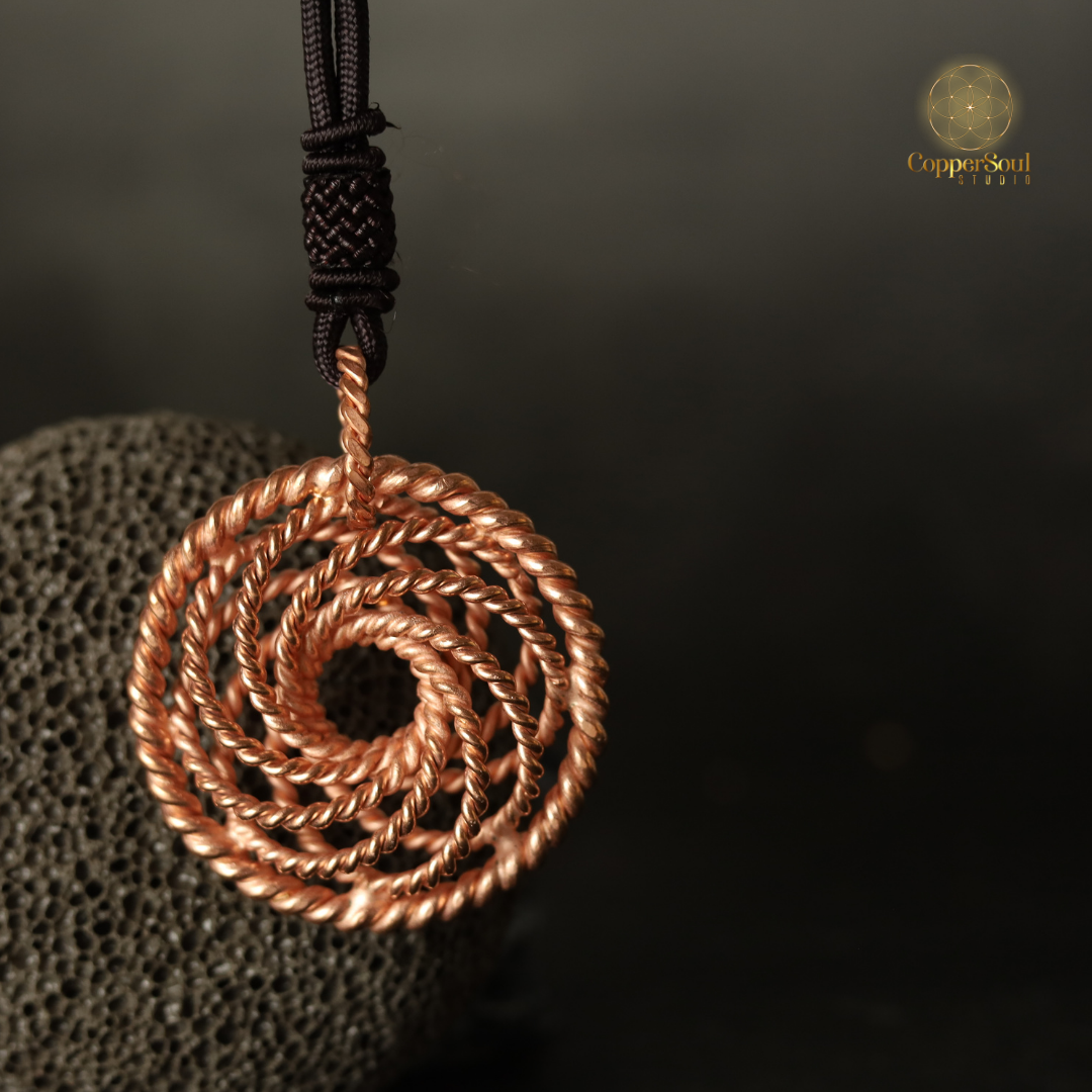 Tensor Spiral Pendant – EMF Protection & Energy Balance