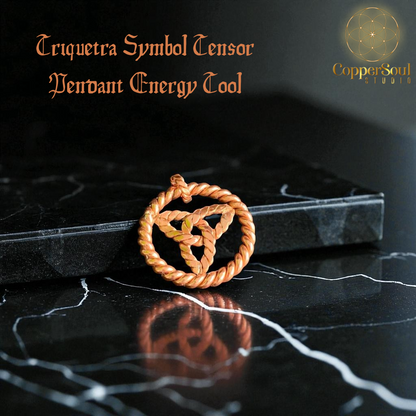 Triquetra Symbol Tensor Pendant Energy Tool