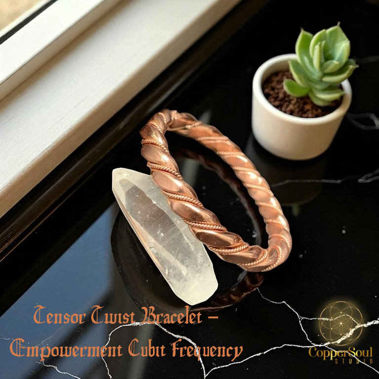 Tensor Twist Bracelet – Empowerment Cubit Frequency