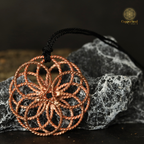 Sacred Geometry Tensor Pendant – EMF Protection & Energy Harmony