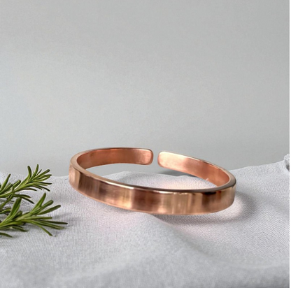 Bold Copper Cuff Bracelet for Men – Thick, Heavyweight Design