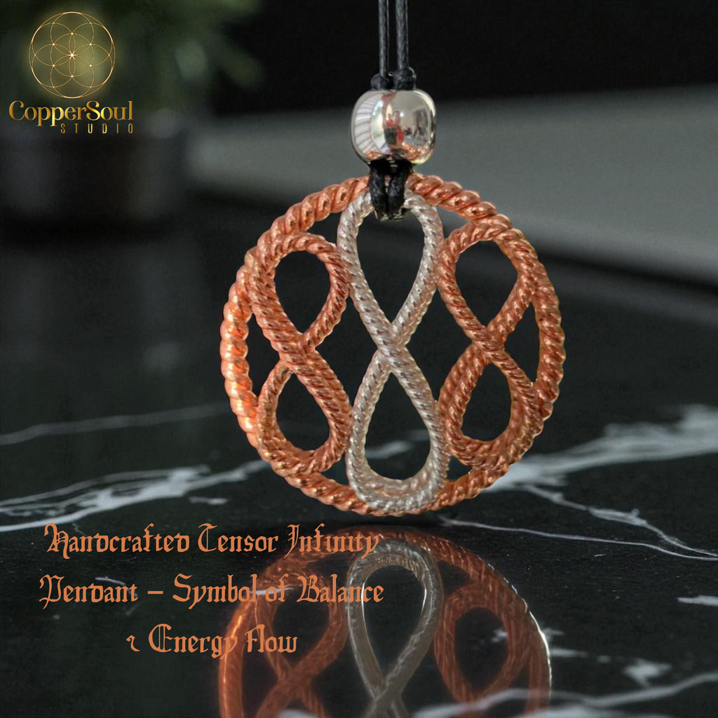 Tensor Infinity Pendant – Symbol of Balance & Energy Flow