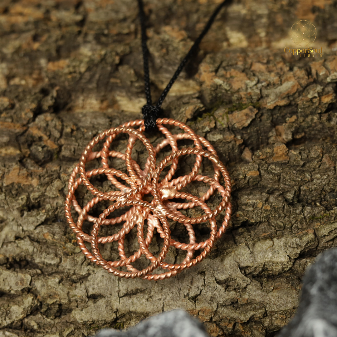 Sacred Geometry Tensor Pendant – EMF Protection & Energy Harmony