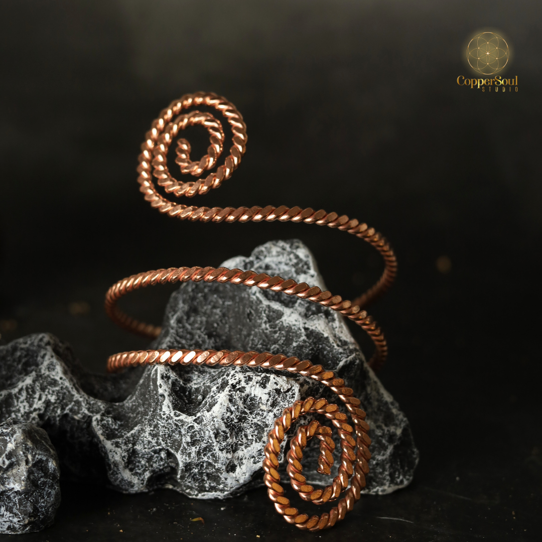 Spiral Tensor Bracelet – Healing & Harmonic Flow