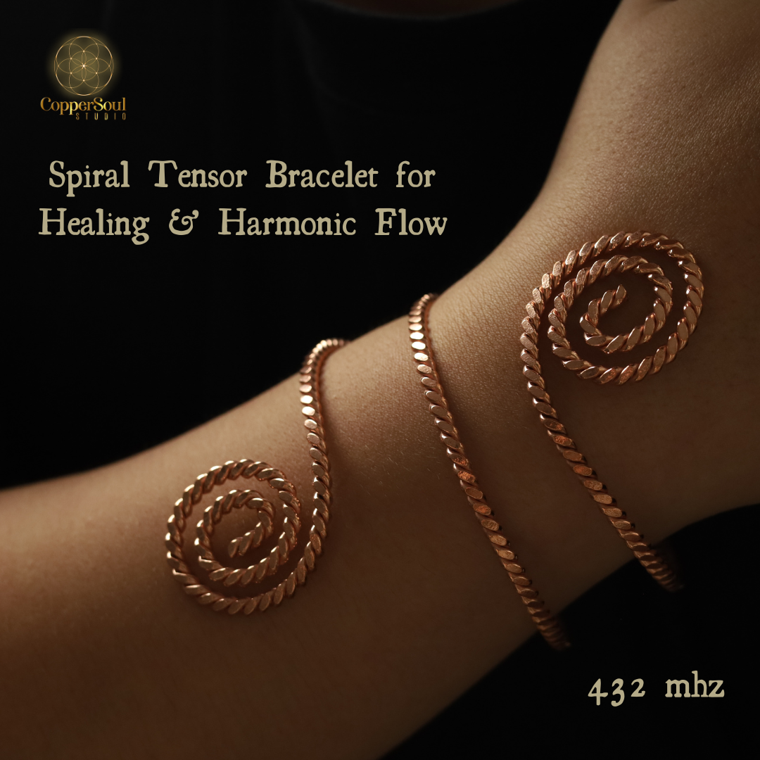 Spiral Tensor Bracelet – Healing & Harmonic Flow