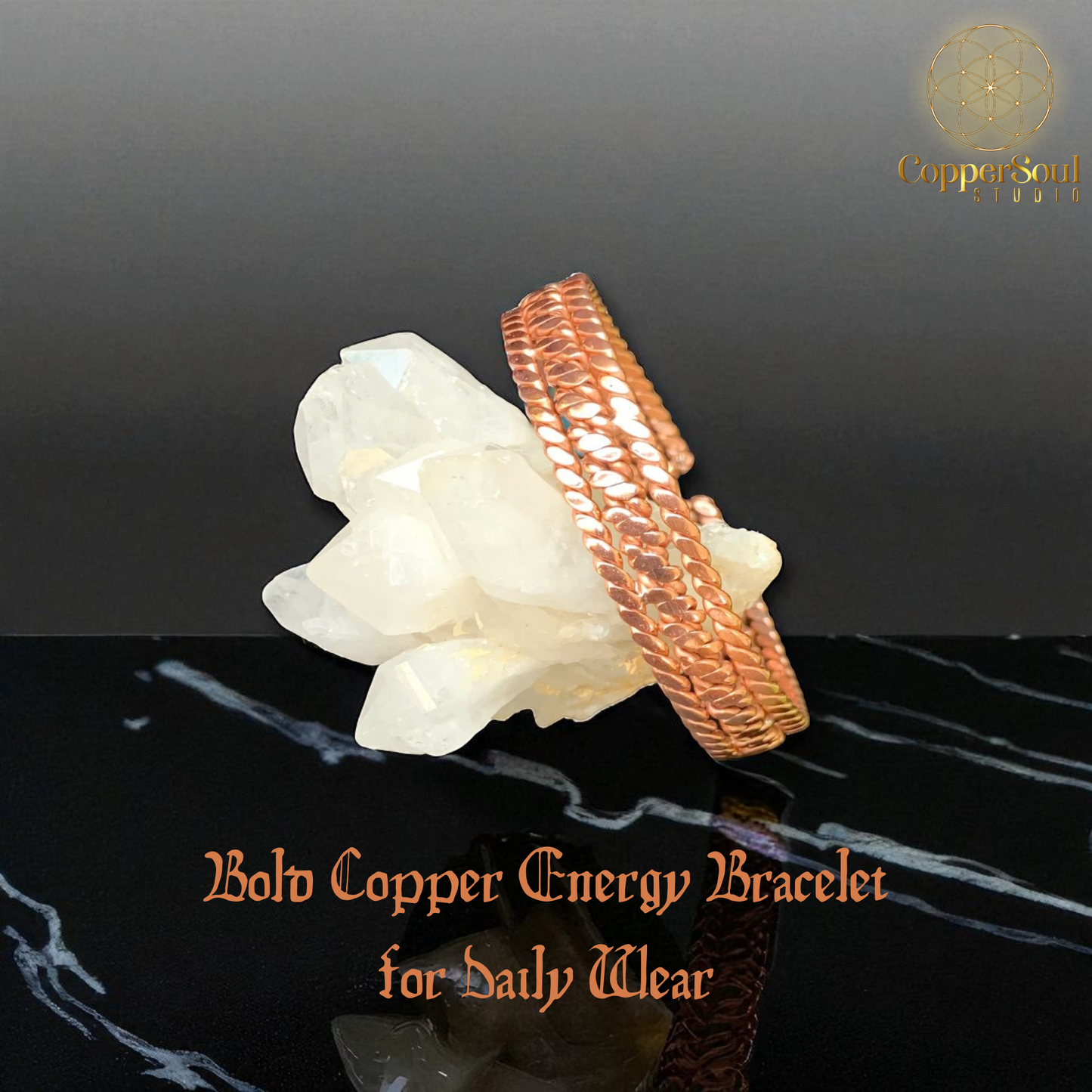 Bold Copper Energy Bracelet for Daily Wear