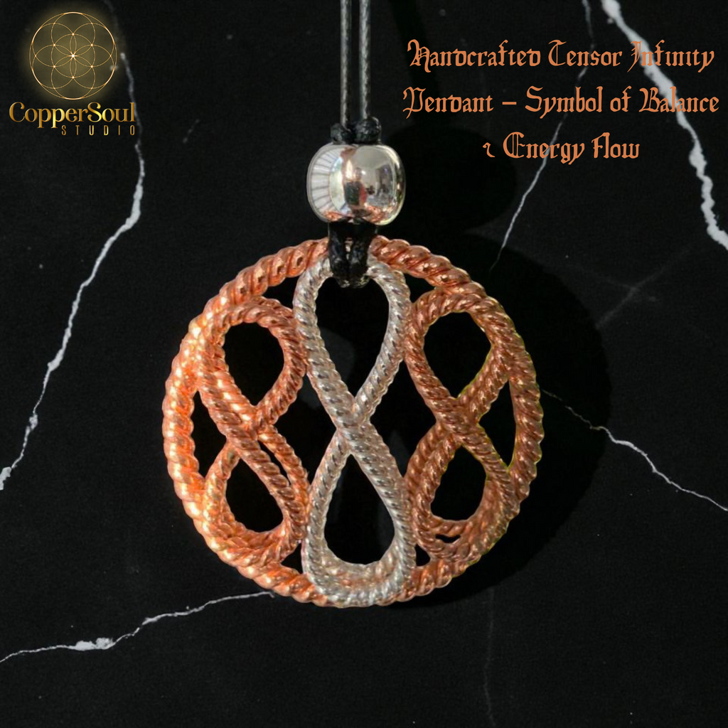 Tensor Infinity Pendant – Symbol of Balance & Energy Flow