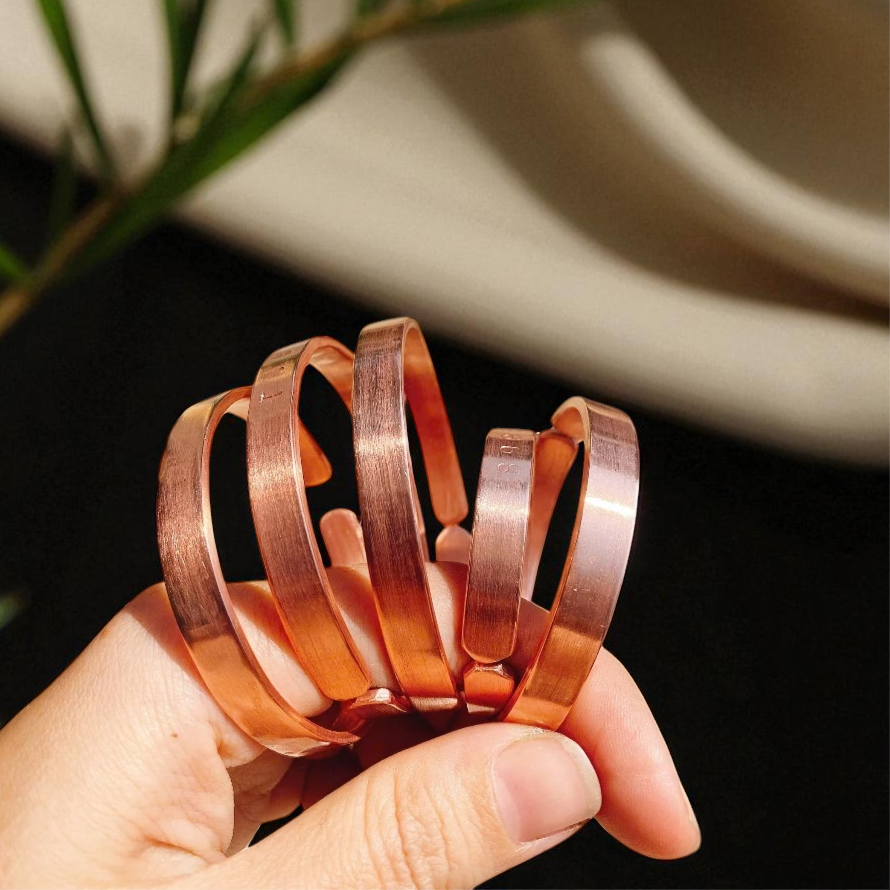 Open Copper Cuff Bracelet