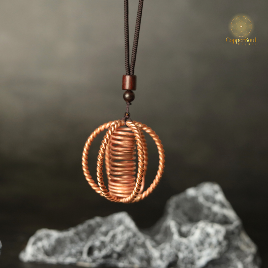 Tensor Harmonizer Pendant – EMF Neutralization & Energy Flow