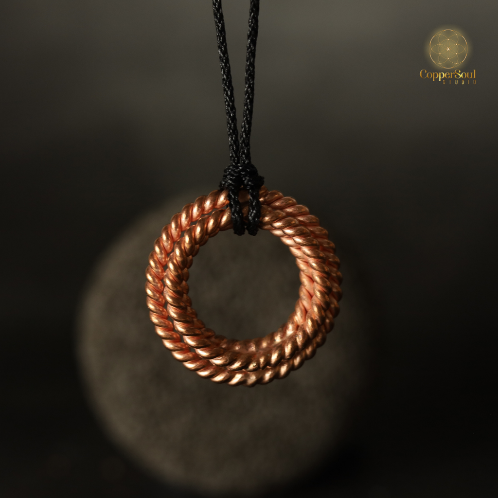 Triple-Frequency Copper Pendant – 144/177/188 MHz