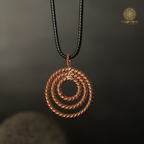 Triple Ring Tensor Pendant – Energy Protection & Clarity