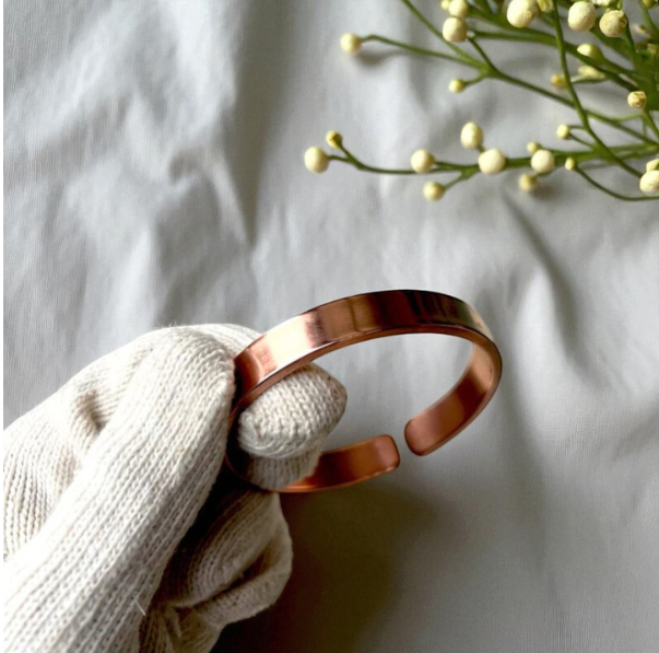 Bold Copper Cuff Bracelet for Men – Thick, Heavyweight Design