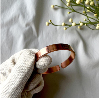 Bold Copper Cuff Bracelet for Men – Thick, Heavyweight Design