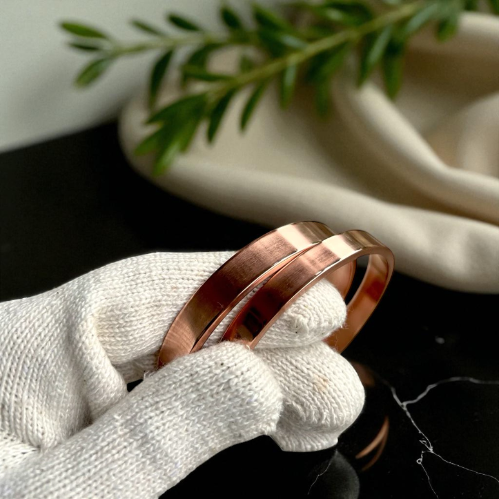 Open Copper Cuff Bracelet
