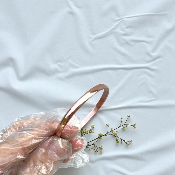 Slim Open Copper Cuff Bracelet – Handcrafted from Pure 99.99% Copper