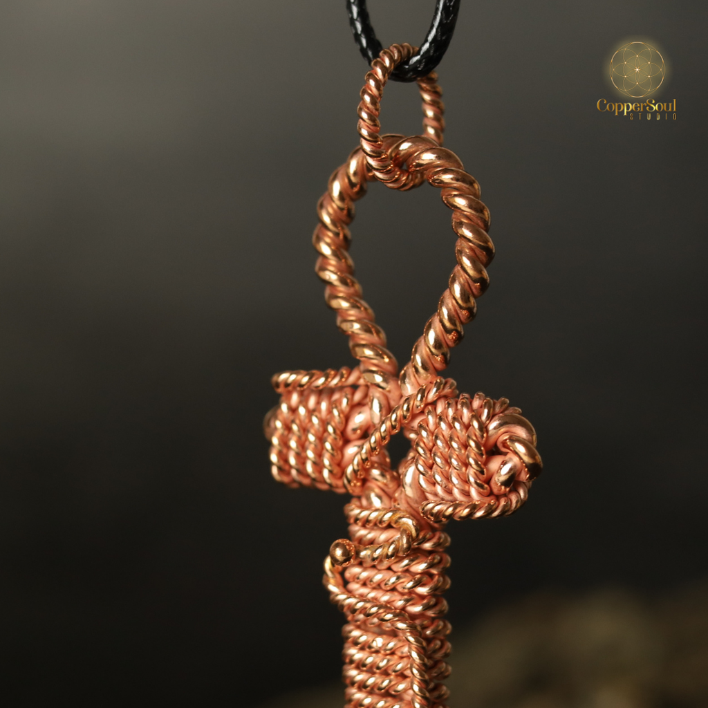 Copper Ankh Pendant – Vitality & Energetic Protection