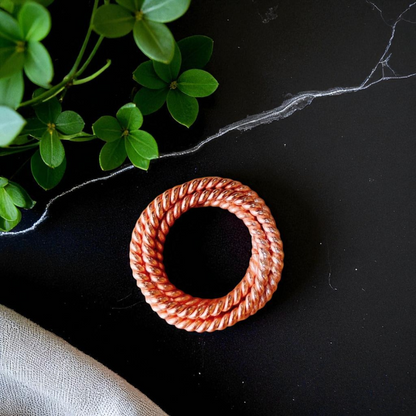 144 MHz Vortex Pendant – Pure Copper Sacred Cubit