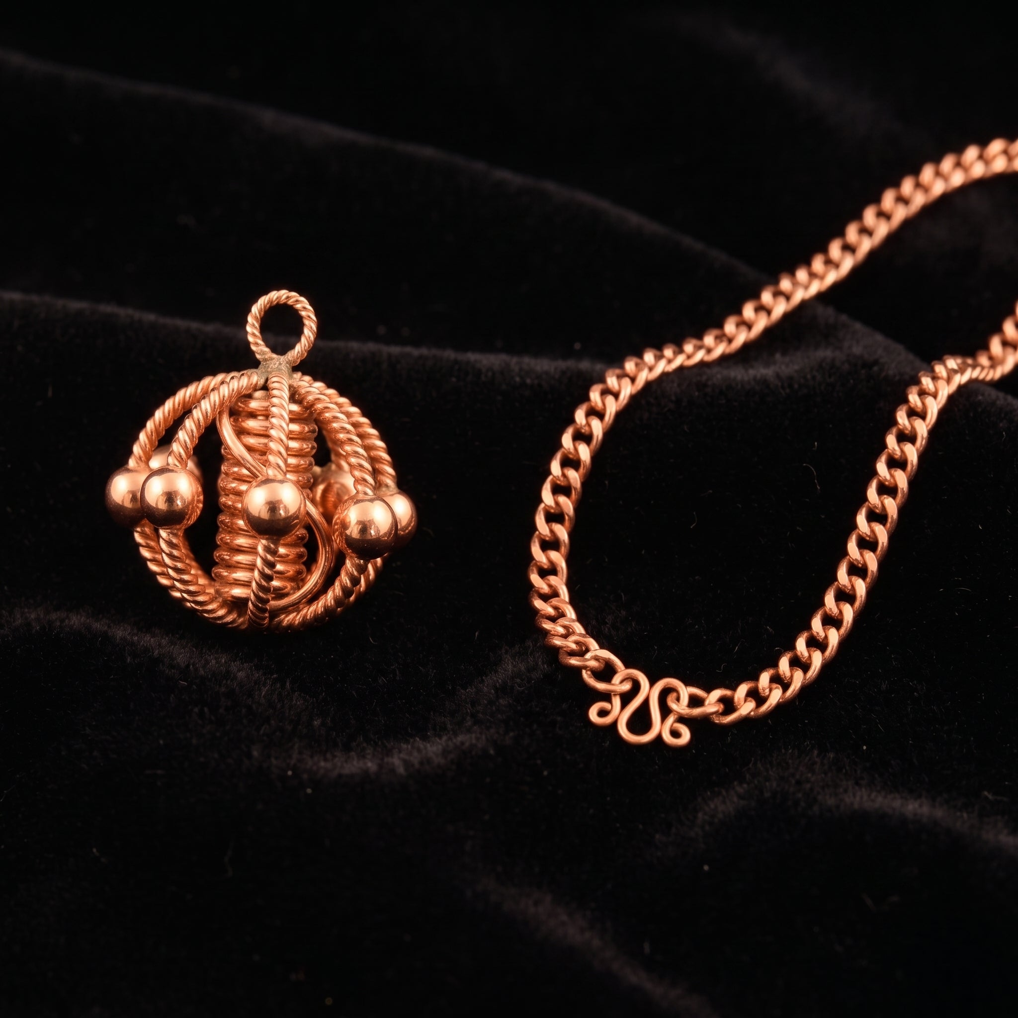 Tensor Harmonizer Pendant 2 – Copper Handwired Series (144 MHZ)