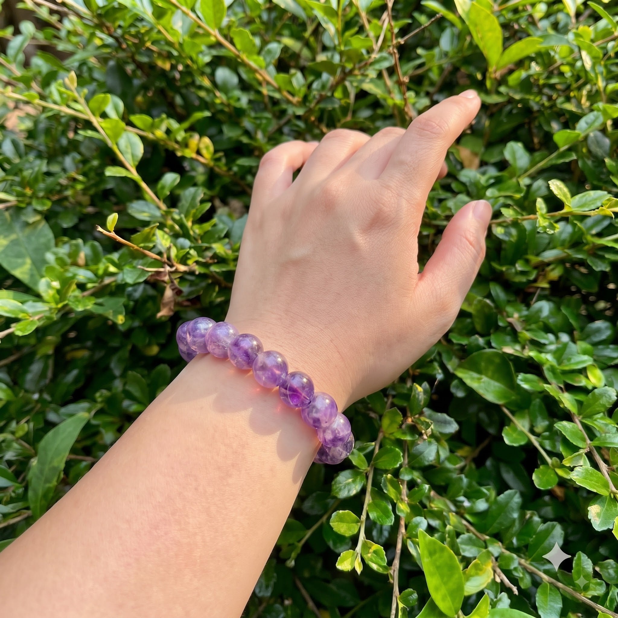 Handmade Purple Quartz Bracelet