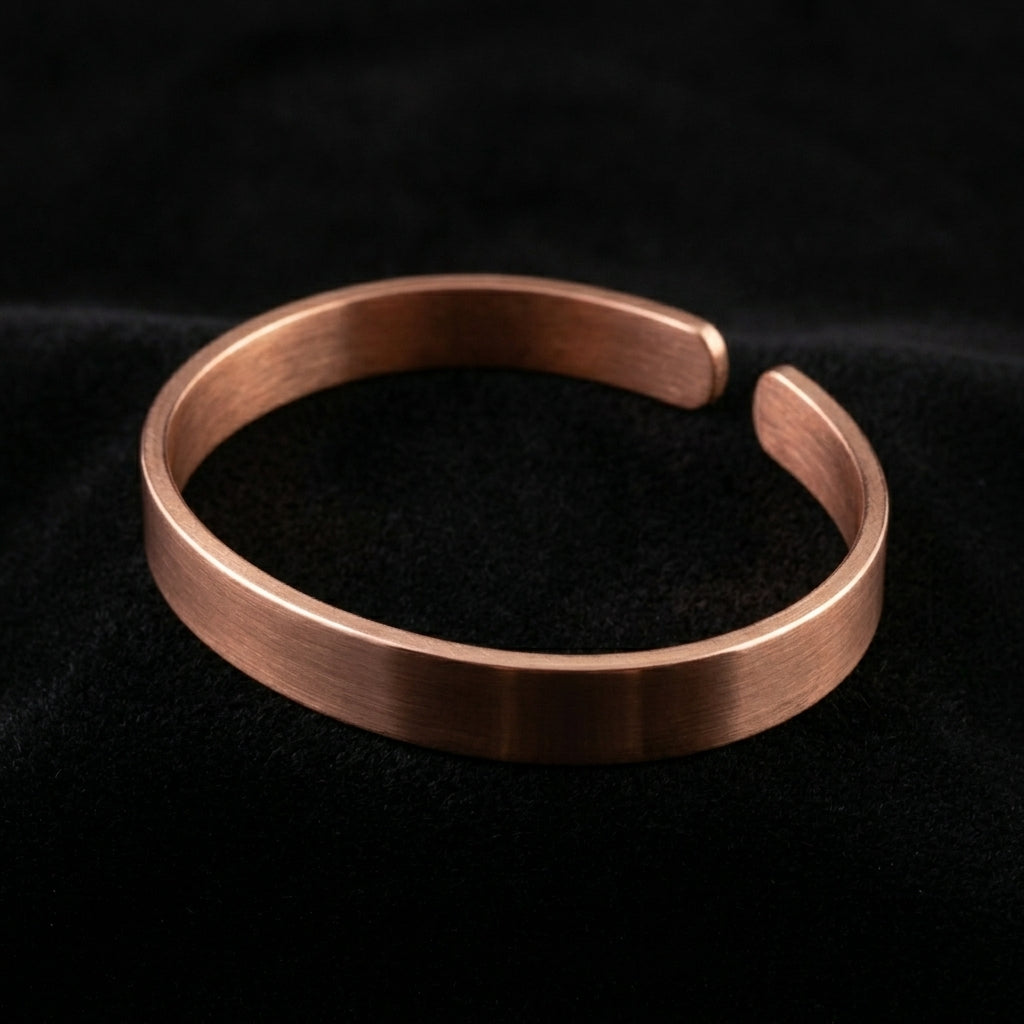 Bold Copper Cuff Bracelet for Men – Thick, Heavyweight Design
