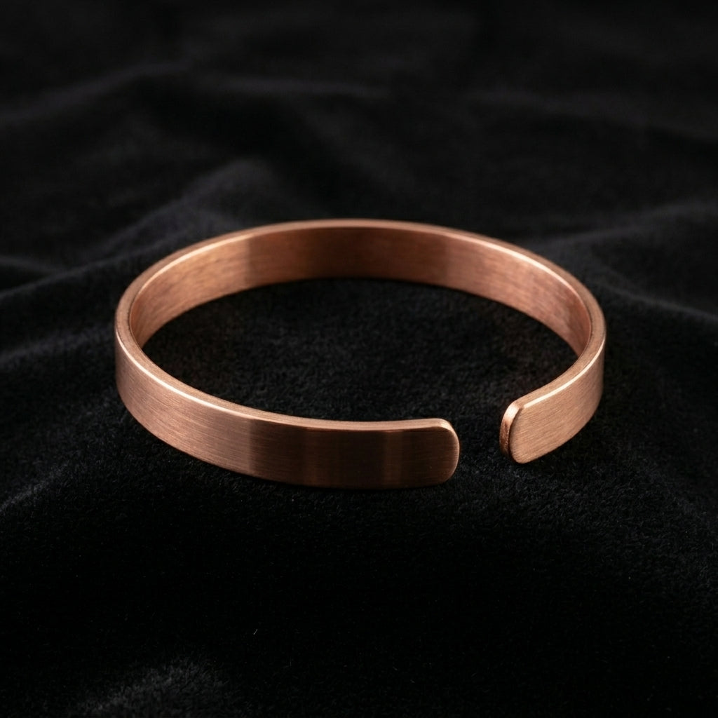 Bold Copper Cuff Bracelet for Men – Thick, Heavyweight Design