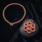 Heddeka Mandala Pendant – Copper Tensor Ring