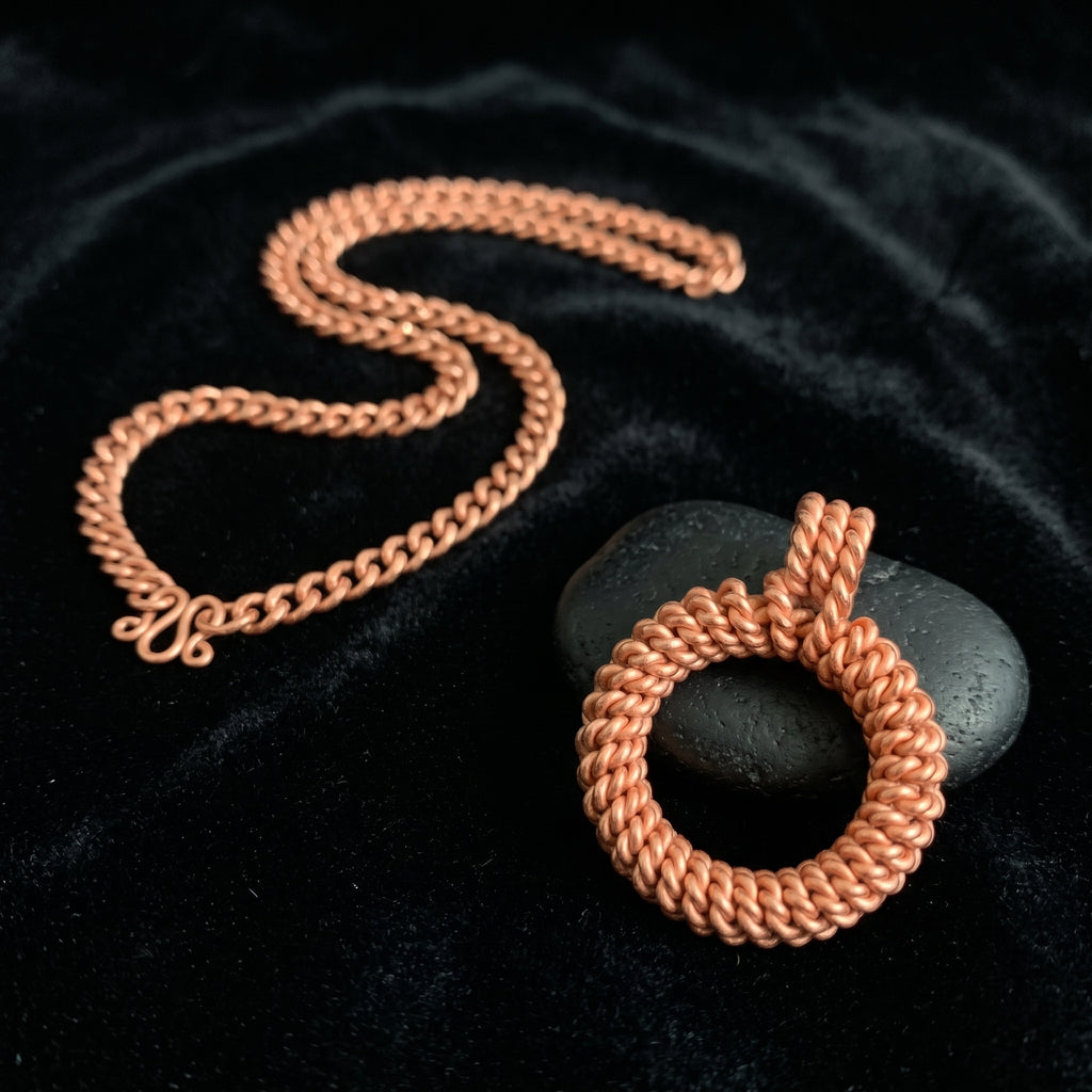 Tensor Coil Pendant – Sacred Geometry Design (432 MHz Inspired)