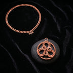 Sacred Triskelion Pendant – Sacred Geometry Design (144 MHz Inspired)