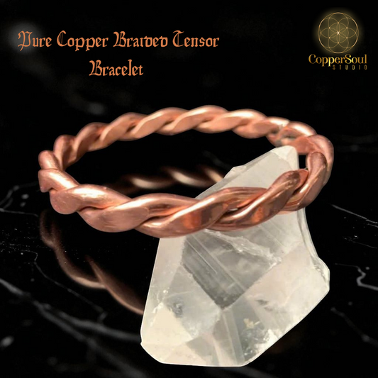 Pure Copper Braided Tensor Bracelet