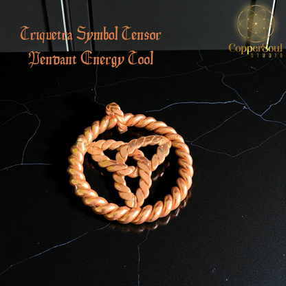 Triquetra Symbol Tensor Pendant Energy Tool