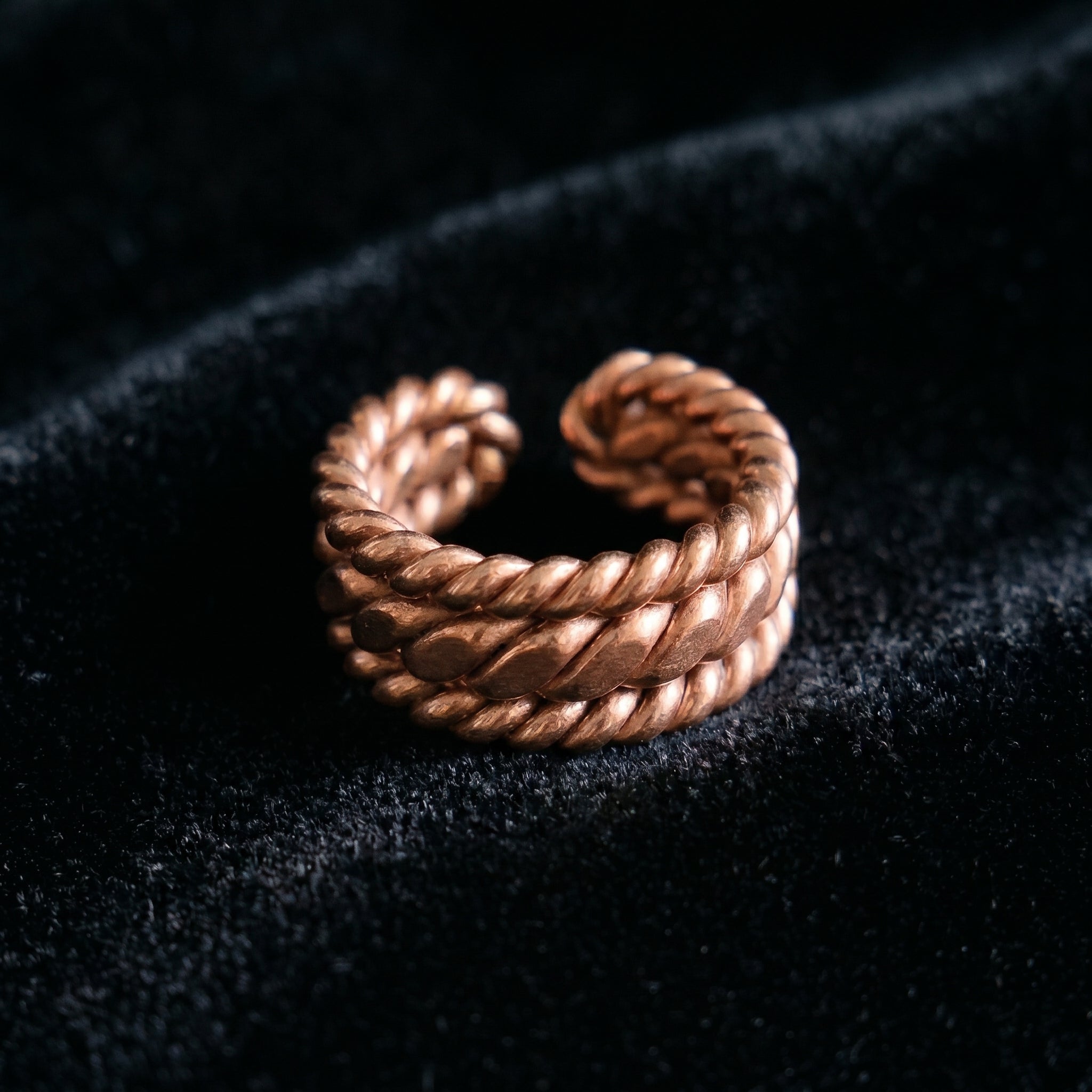 Triple Rope Open Ring