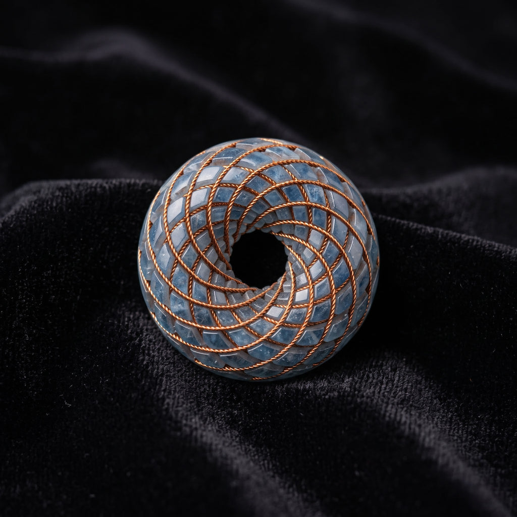 Aquamarine Torus Pendant — Deluxe Edition