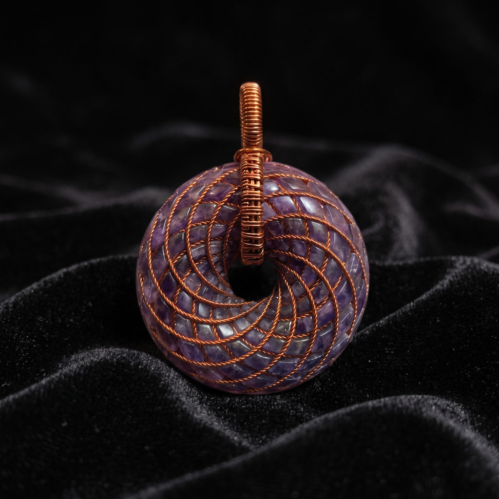 Amethyst Torus Pendant — Deluxe Edition