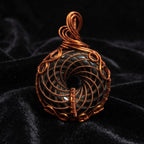 Smoky Quartz Torus Pendant — Deluxe Edition