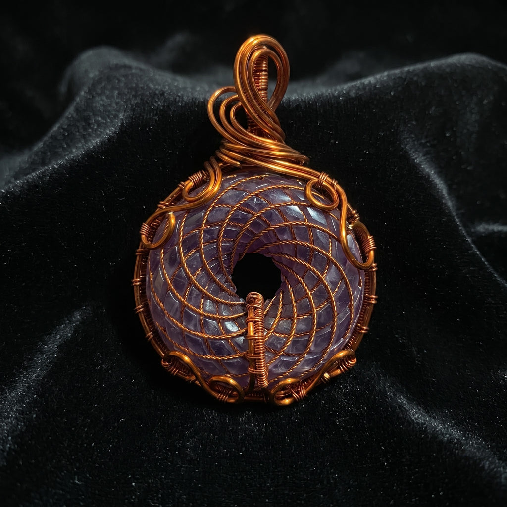 Amethyst Torus Pendant — Deluxe Edition
