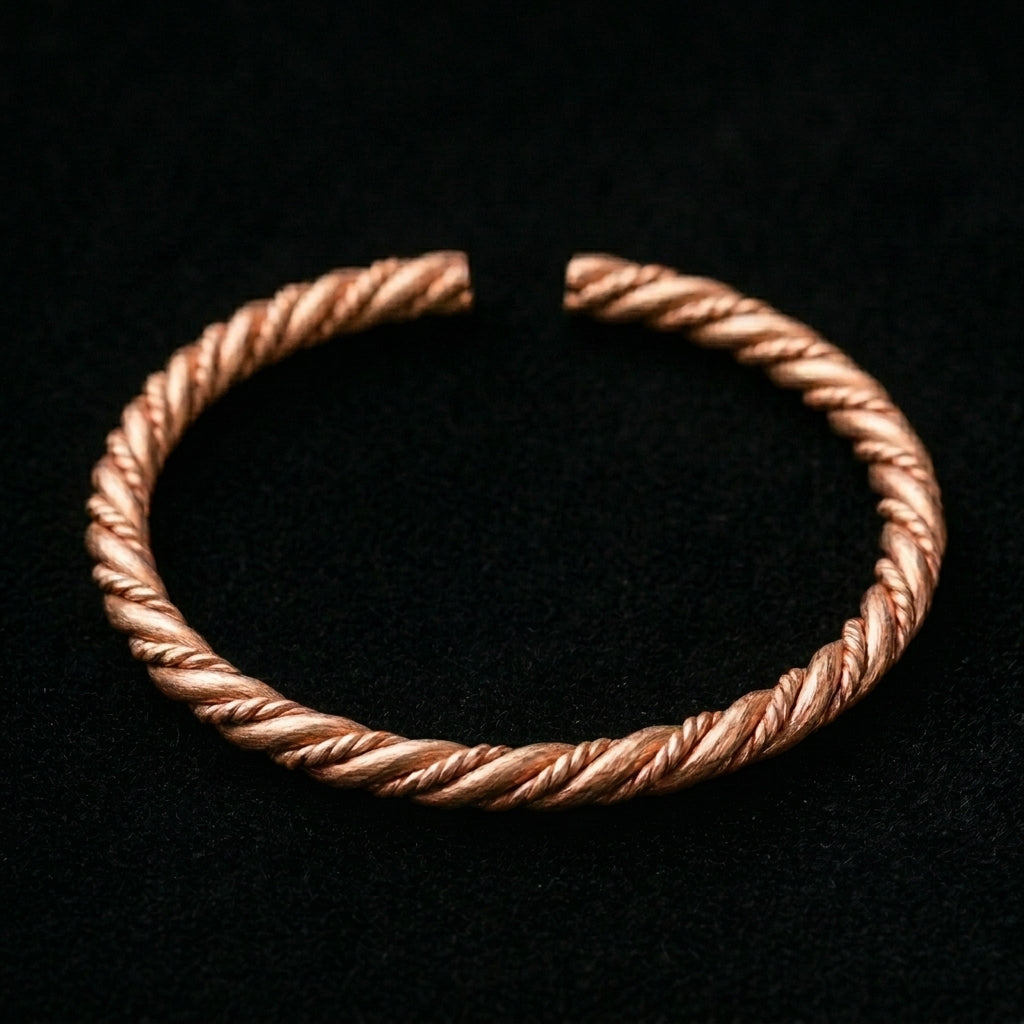 Tensor Cuff Bracelet – Twisted Copper Design