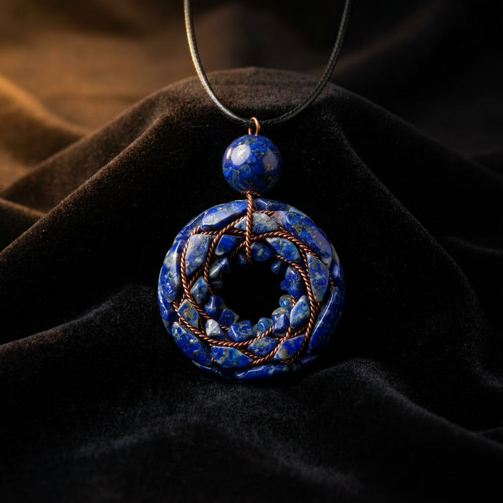 Lapis Torus Pendant