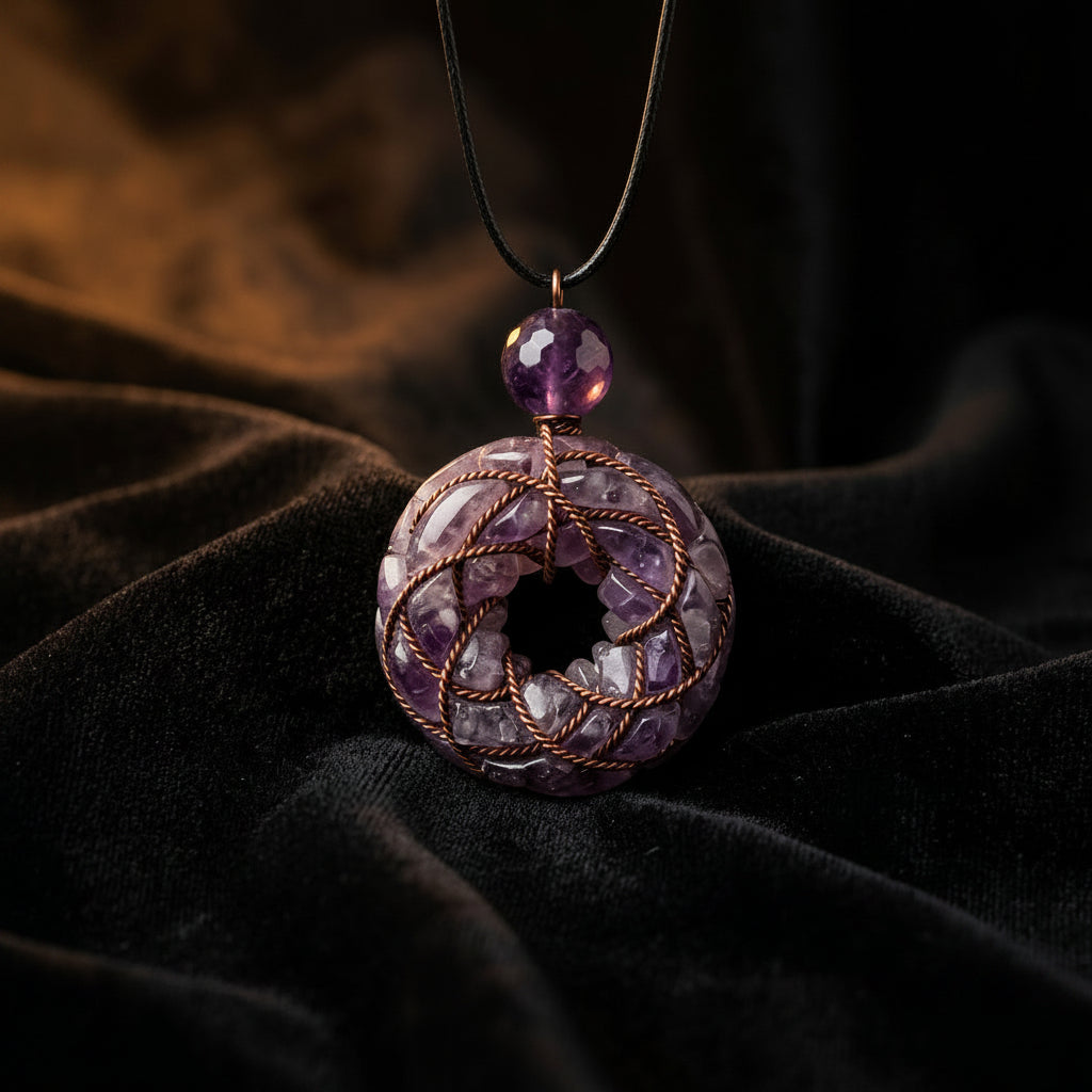 Amethyst Torus Pendant