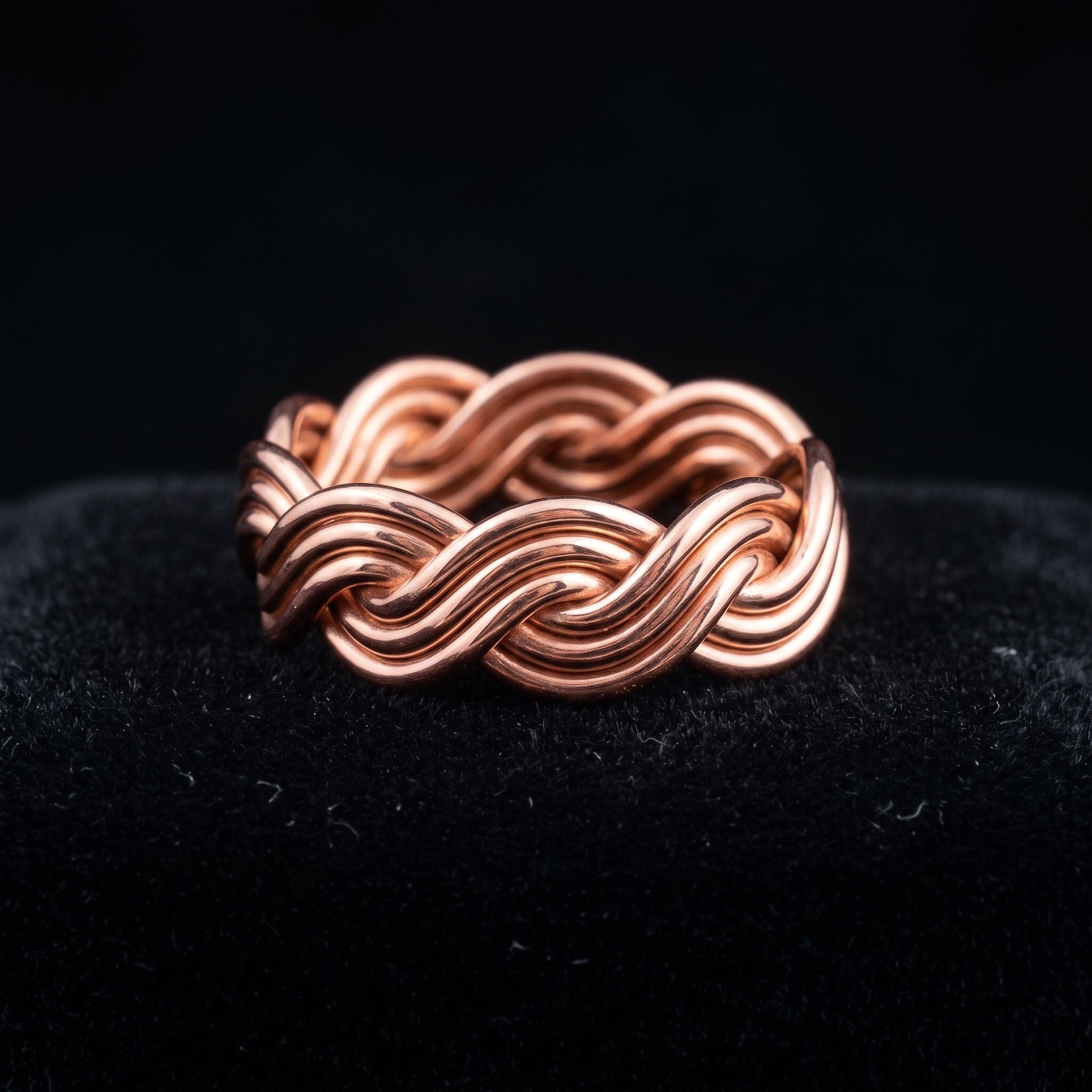 Handmade copper ring R28