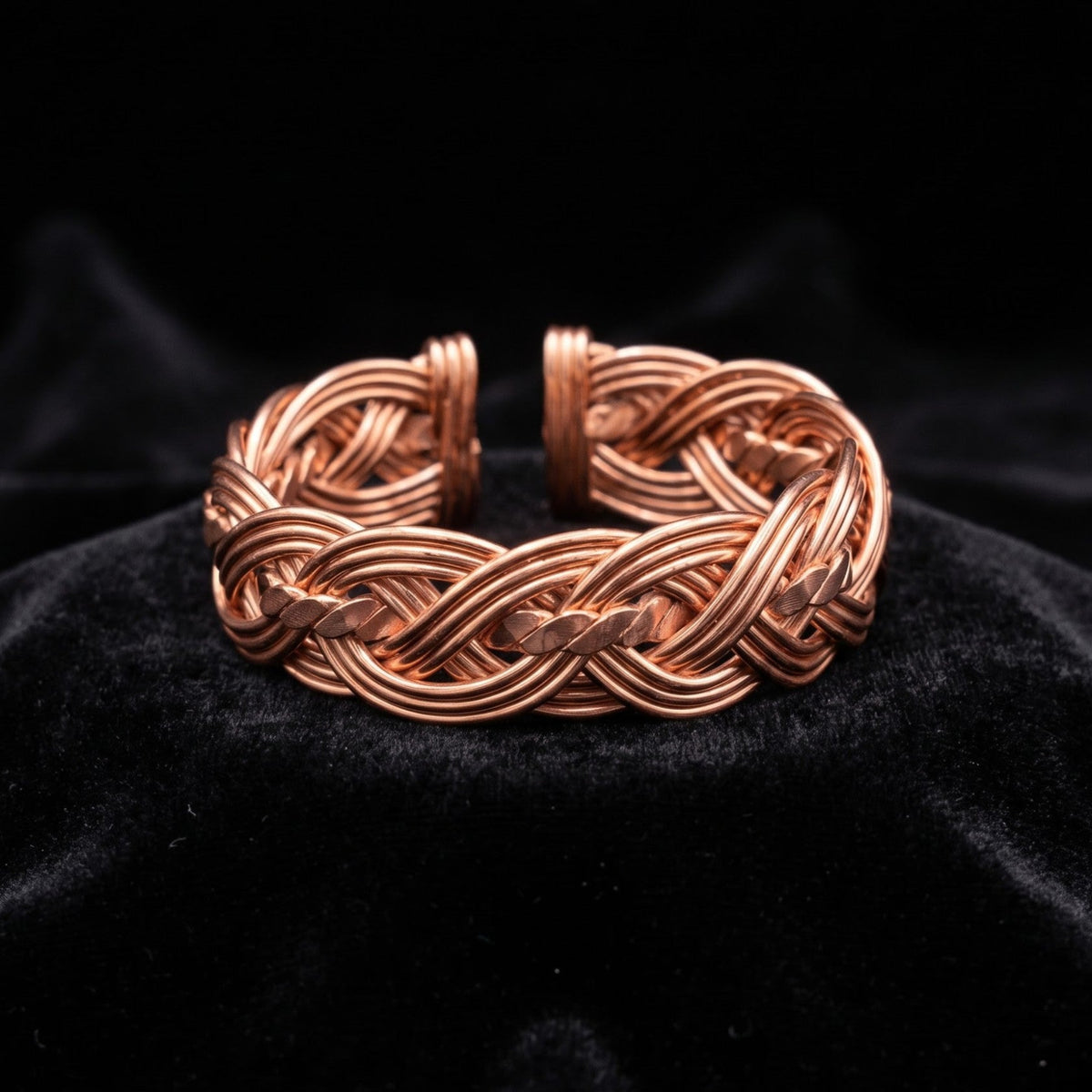 Interlaced Copper Cuff