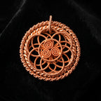 Harmonic Flower Pendant Spiritual Copper Tool V3