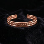 Handcrafted Spiral Copper Cuff V10
