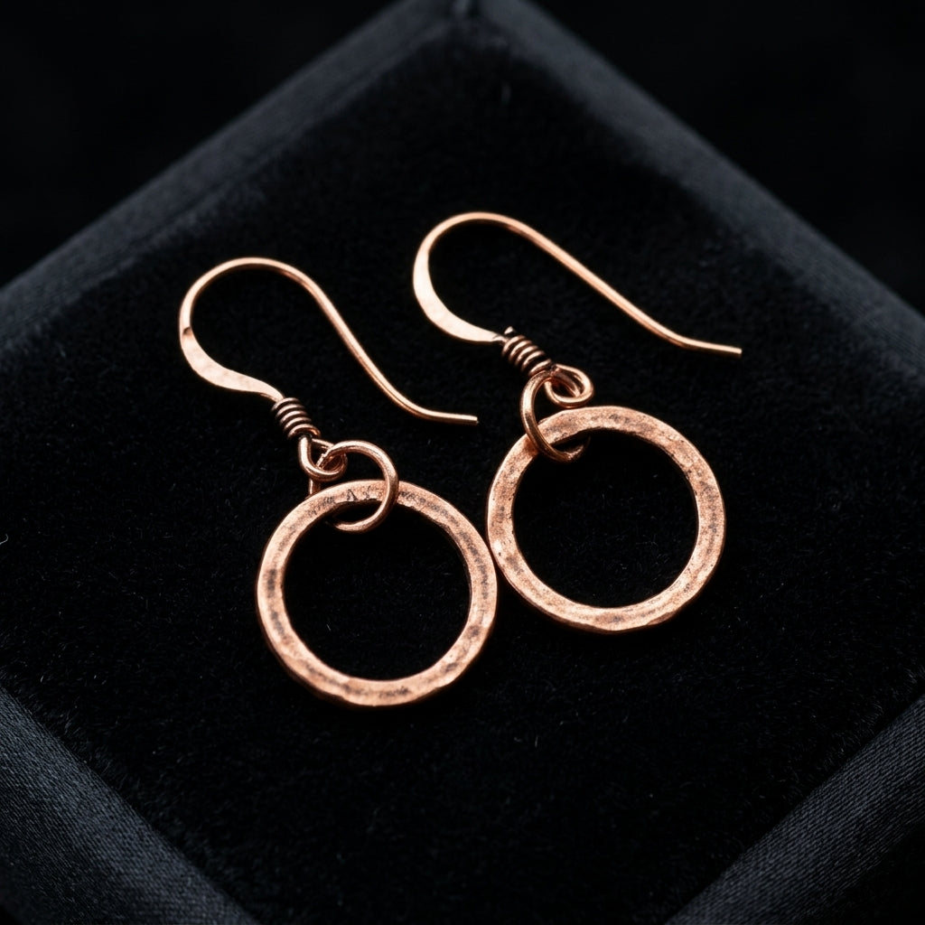 Bare Copper Earrings E1