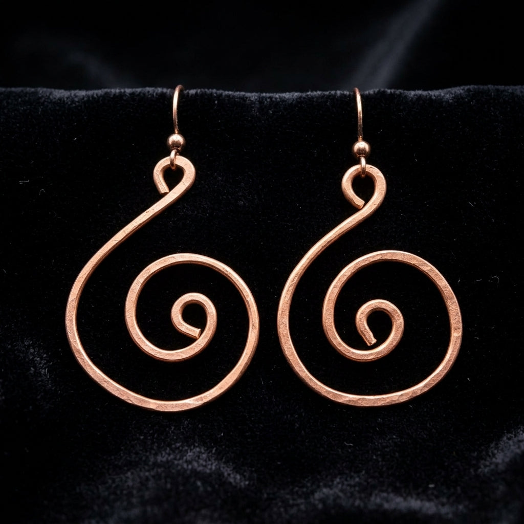 Bare Copper Earrings E4