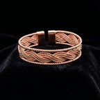Sailor's Knot Copper Cuff – Woven Wire Bracelet