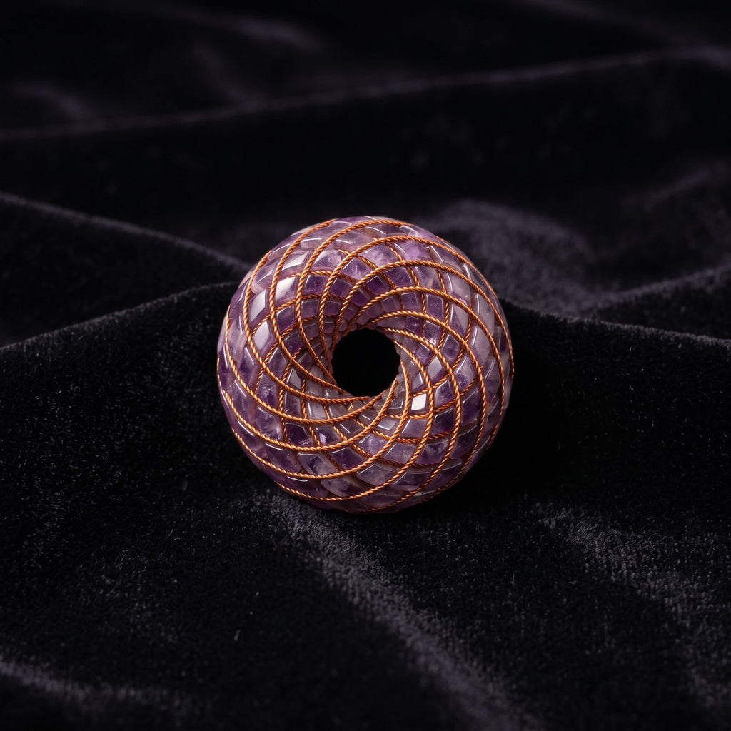Amethyst Torus Pendant — Deluxe Edition