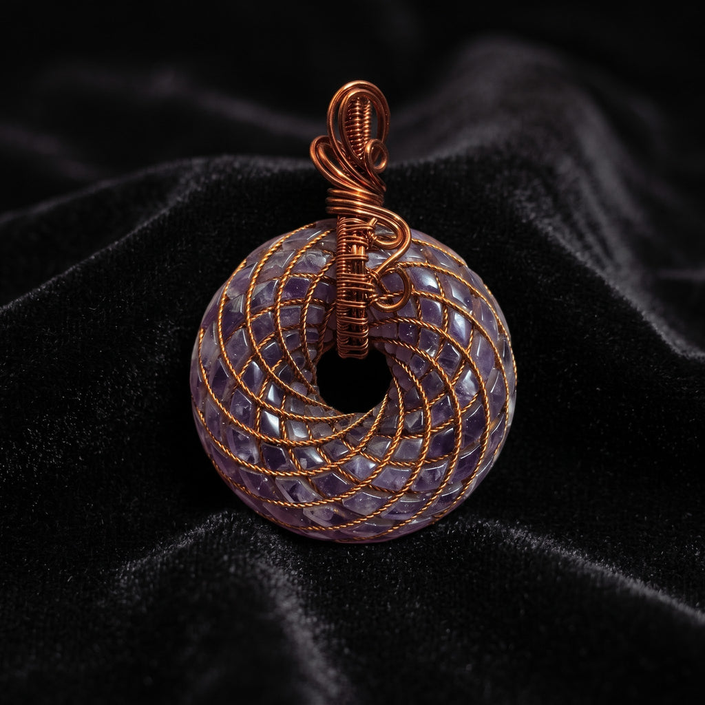 Amethyst Torus Pendant — Deluxe Edition